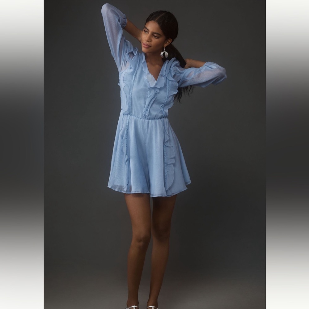 NWT Hutch Long-Sleeve Frilled Romper